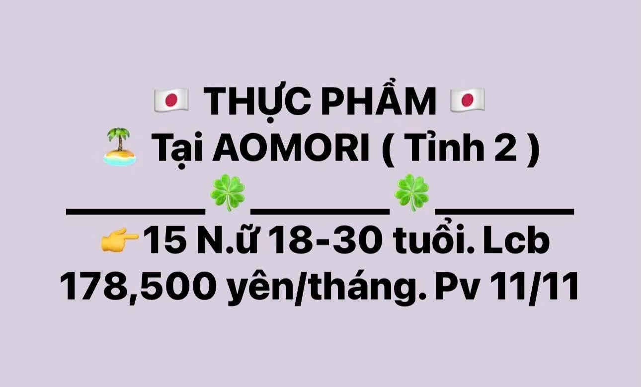 Đơn Hàng  THỰC PHẨM- AOMORI